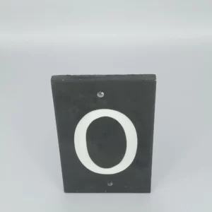 Slate Number Tile Number 0
