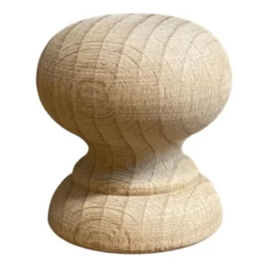 Unfinished Beech 30 mm wooden knob