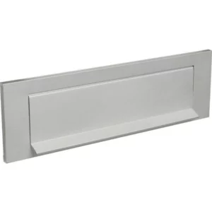 Satin Aluminium Sprung Letter Plate