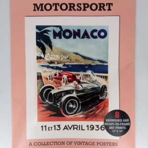 Monaco Classic MotorSport 11ET13 AVRIL 1936 A COLLECTION POSTERS