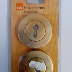 Door Lock Keyhole Brass Effect