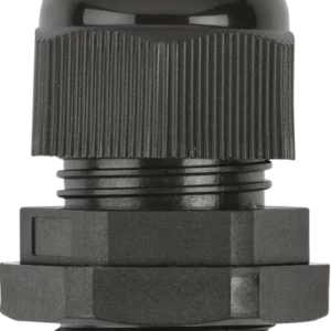 20mm Black Cable gland, Pack of 2