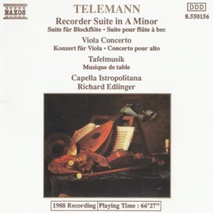 Recorder Suite In A Minor • Viola Concerto • Tafelmusik