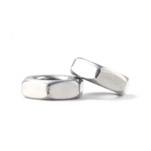 M5 Nylon Lock Nut Zinc Plated