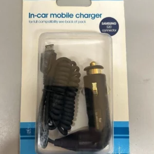 In-car mobile charger samsung s20 connector