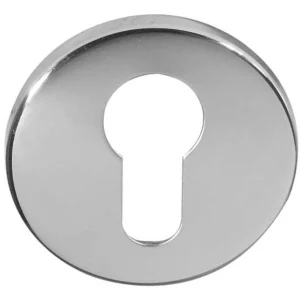 Premium Stainless Steel Euro Profile Escutcheons pack of 2