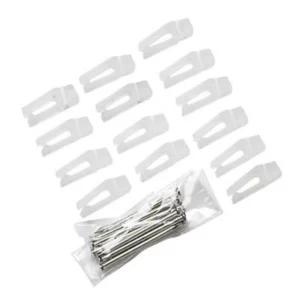 15 Light Chain Cable Clips