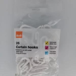 25 curtains hooks
