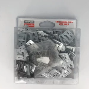 100 Cladding Clips With Nails