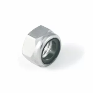 Nylon Lock Nut Zinc Plated M4 - 5/32