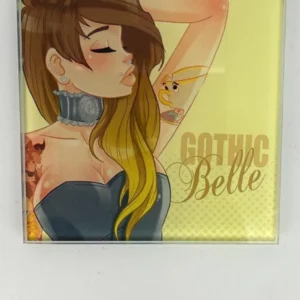 Gothic Belle Coaster Glass – Heat Resistant & Decorative