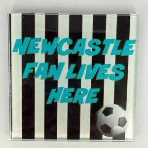Newcastle Fan Coaster Glass – Heat Resistant & Decorative
