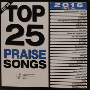 Top 25 Praise Songs (2016 Edition)