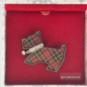 Scottie Dog Pin Badge