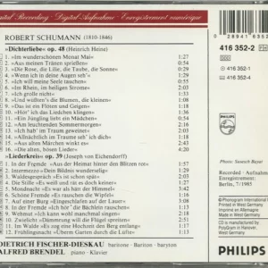 Liederkreis Op. 39 / Dichterliebe Op. 48