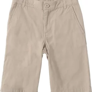Bienzoe Boys School Uniform Shorts Waisted Flat
