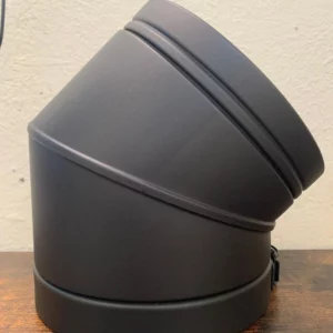 Mi-Flues TWPro BLK – 45º Bend – Ø 150
