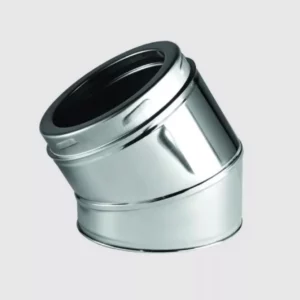 Stovax Professional XQ 6″ 45º Degree Elbow in Stainless Steel