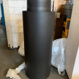 Double-walled ribbed pipe