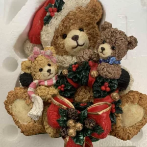 Traditions Vintage Bears Mantelpiece Stocking Hook Ornament Decoration