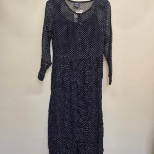 Long navy dress