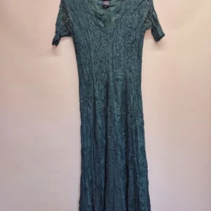 Long green dress