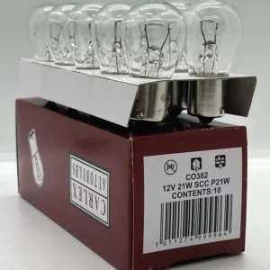 CARLEX 382 P21W Brake Stop & Tail Reverse Fog Car Light Bulbs 12V 21W - X 10