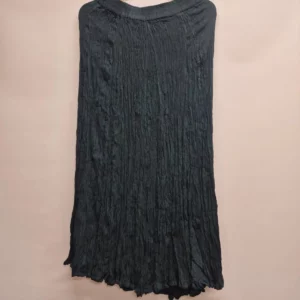 Long dark green skirt