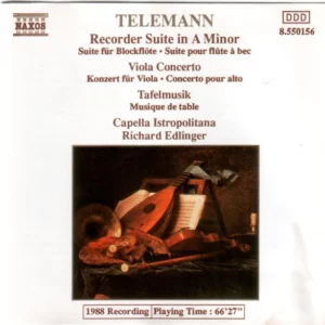 Recorder Suite In A Minor • Viola Concerto • Tafelmusik