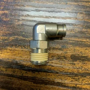Metal Metric Swivel Elbow Push Fit Bspt Taper Threads Metric Push Fittings