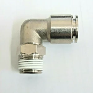 Metal Metric Swivel Elbow Push Fit Bspt Taper Threads Metric Push Fittings