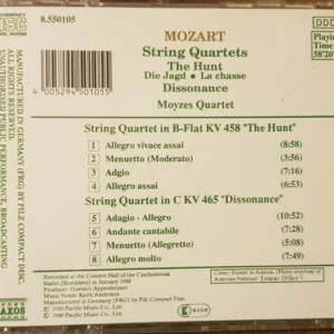String Quartets - The Hunt / Dissonance