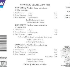 The 3 Clarinet Concertos