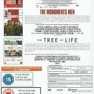 GRAND BUDAPEST HOTEL/THE MONUMENTS MEN/THE TREE OF LIFE