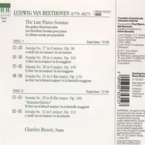 The Late Piano Sonatas