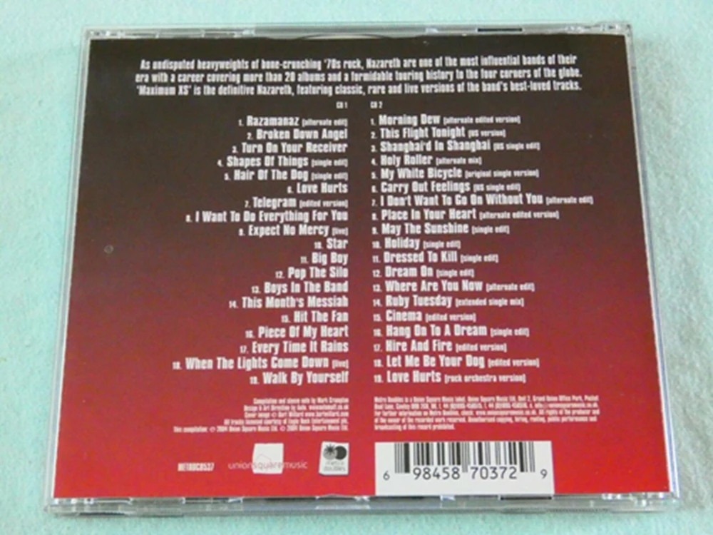 Maximum Xs: the Essential Nazareth