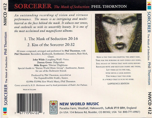 Sorcerer - The Mask Of Seduction