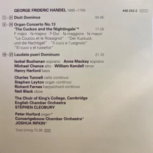 Handel: Choral and Orchestral Works