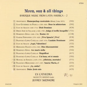 Moon, Sun & All Things (Baroque Music From Latin America – 2)