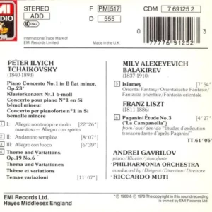 Tchaikovsky: Piano Concerto No. 1