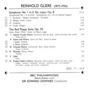 Symphony No. 1 / The Red Poppy Suite