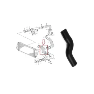 TURBO INTERCOOLER HOSE PIPE FOR VW LT 2.5 TDI 2.8 TDI 2D0145856D