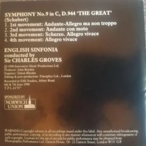 Symphony No. 9 In C D.944 'The Great'