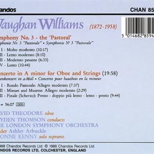 A Pastoral Symphony (No.3) / Oboe Concerto