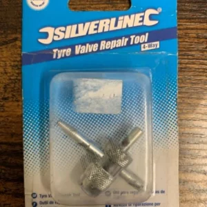 Silverline 1 Car Motorcycle Tyre Tire Valve Core Remover Dual Head Repair Tool
