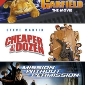 Garfield/ Cheaper By The Dozen / Mission Without Permission