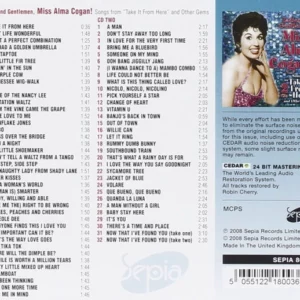 Ladies And Gentlemen, Miss Alma Cogan