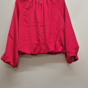 Red Puff Sleeve Top