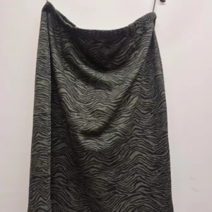 Sleeveless Zebra Print Skirt