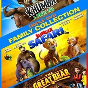 Family Triple Collection (Khumba, Jungle Safari, The Great Bear)